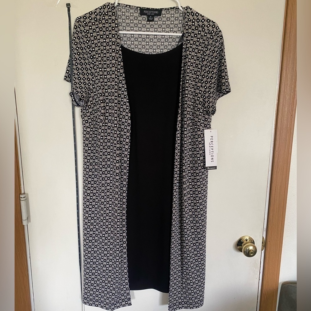 Perceptions New York ladies new tags dress with built-in cover